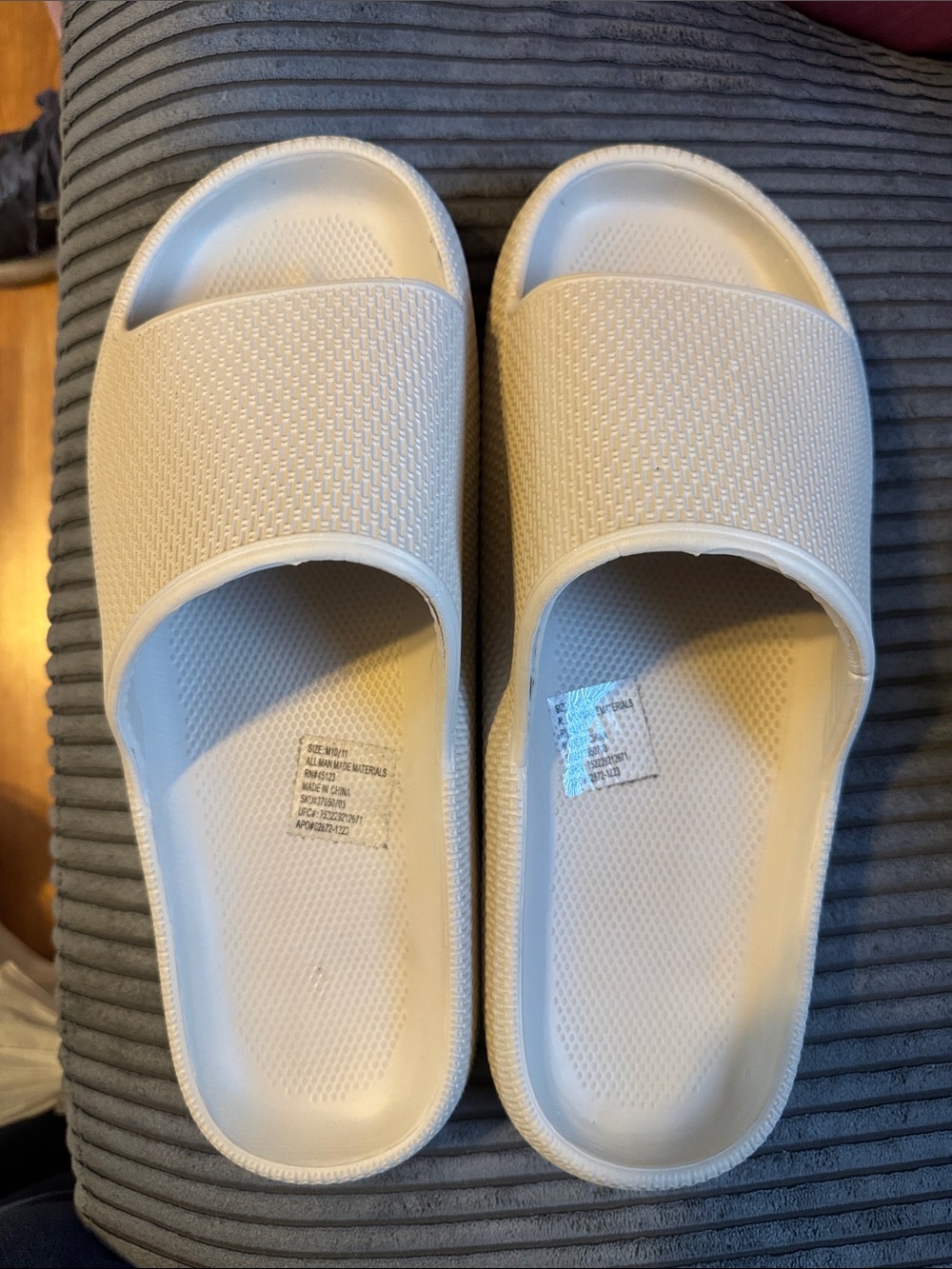 Casual White Slide Sandals